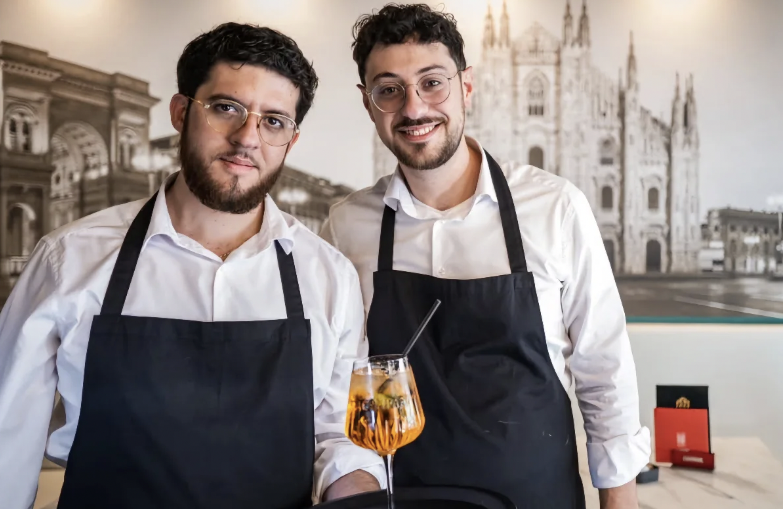 Antonio und Salvatore, die Gründer des Milano Bar & Café